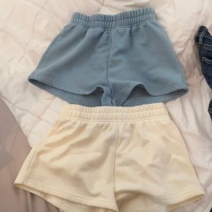 COPY - Blue & White Sweatshorts